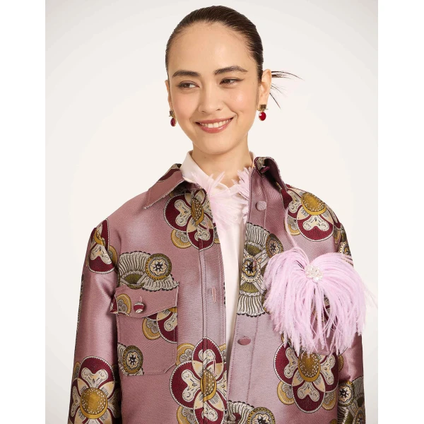 La DoubleJ Better Than Your Boyfriend’s Jacket in Nucleus Dusty Pink, view 5