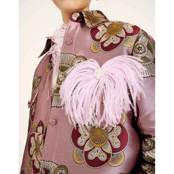 La DoubleJ Better Than Your Boyfriend’s Jacket in Nucleus Dusty Pink, view 6
