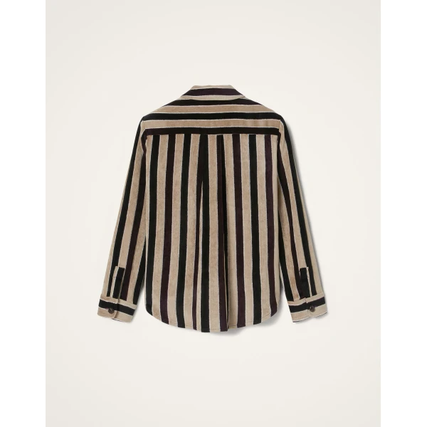 La DoubleJ Better Than Your Boyfriend’s Jacket in Stripes Light Beige, view 5