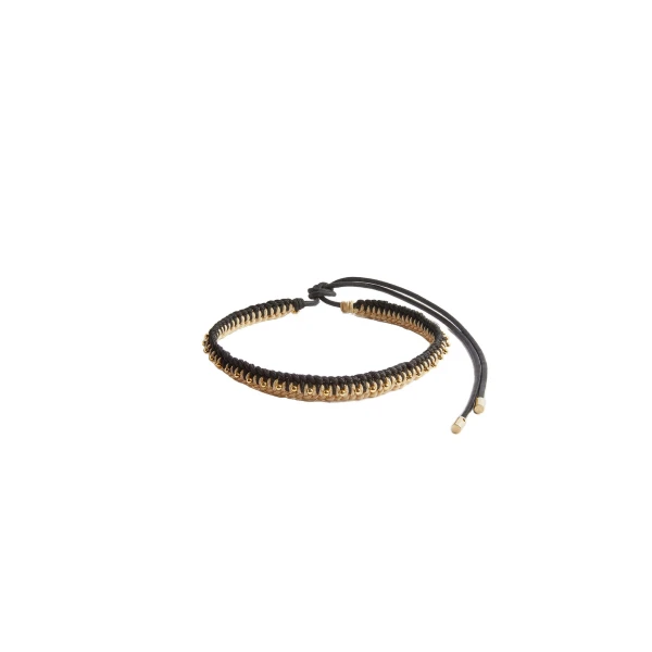 La DoubleJ Better Together Belt in Bicolor Black & Ivory at Luxury Shoes 