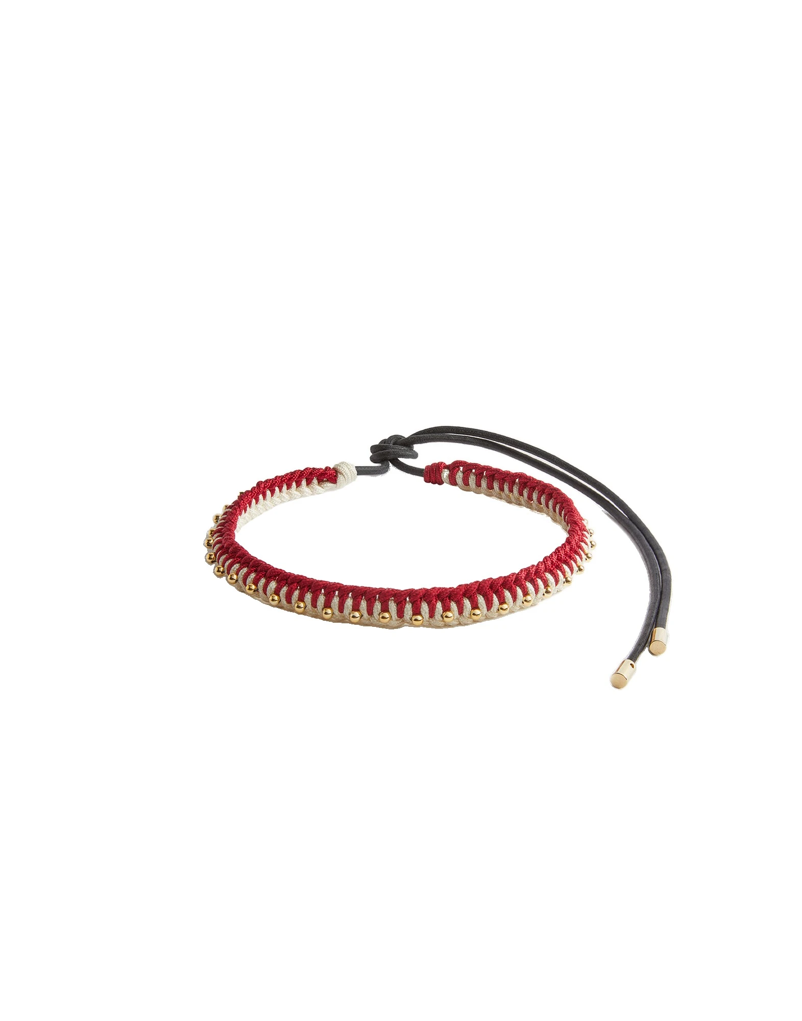 La DoubleJ Better Together Belt in Bicolor Red & Ivory La DoubleJ Better Together Belt in Bicolor Red & Ivory