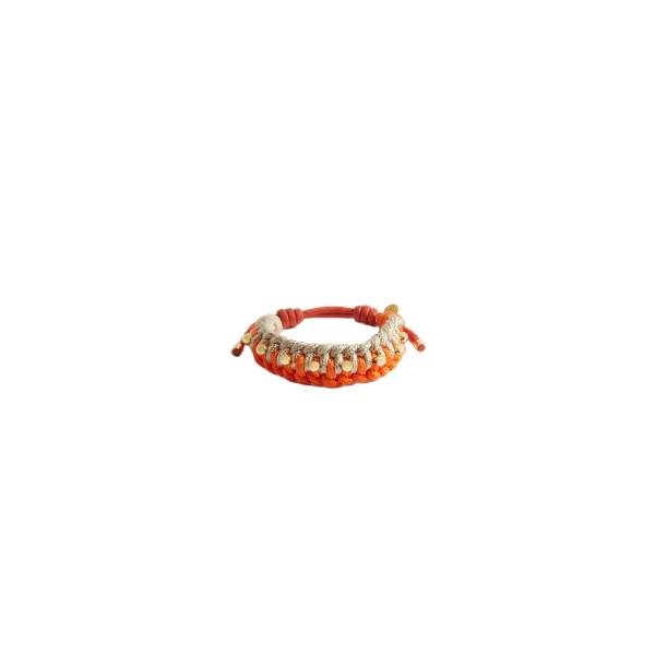 Better Together Bracelet in Bicolor Orange & Ivory