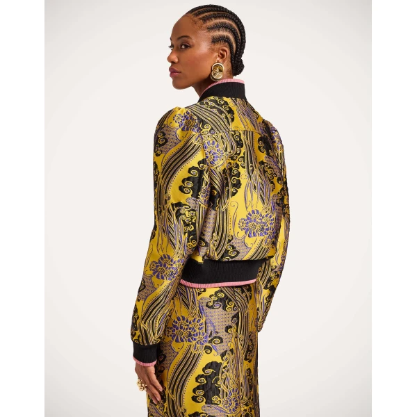 La DoubleJ Bon Bon Bomber in Atlantis Yellow Jacket, view 3