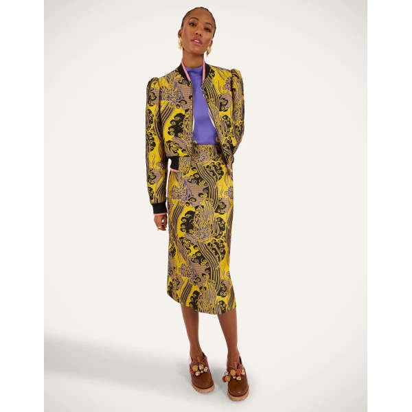 La DoubleJ Bon Bon Bomber in Atlantis Yellow Jacket, view 4