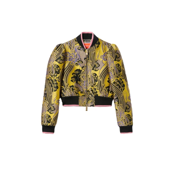 La DoubleJ Bon Bon Bomber in Atlantis Yellow Jacket