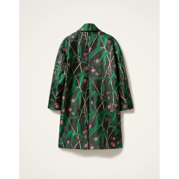 La DoubleJ Boxy Coat in Bamboo Black, view 6