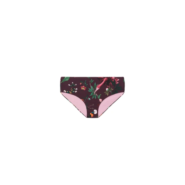Boy Brief in Zooflora Mini Burgundy