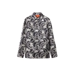 La DoubleJ Boy Shirt in Aperol Black & White