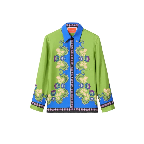 Boy Shirt in Cornucopia Green