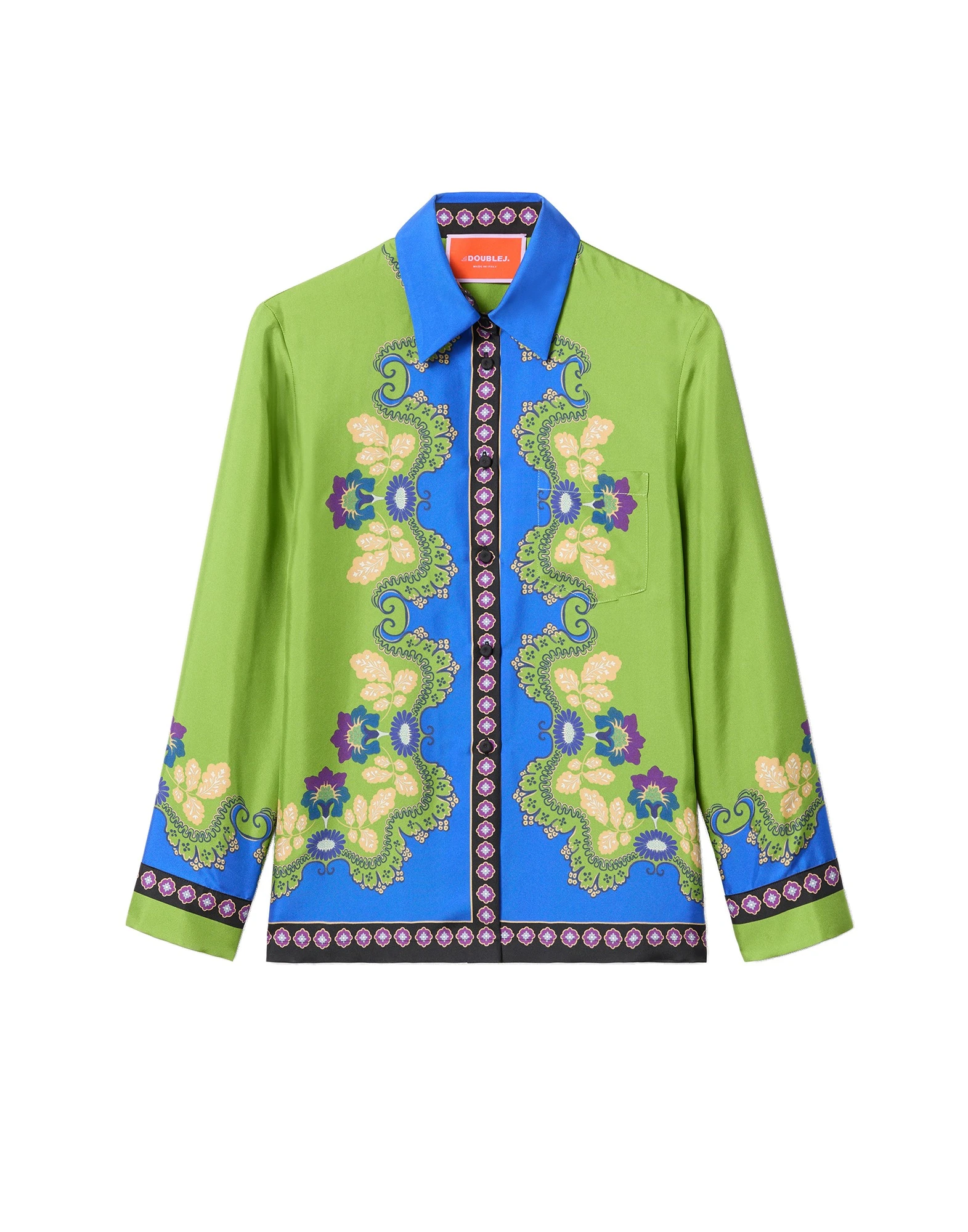 La DoubleJ Boy Shirt in Cornucopia Green La DoubleJ Boy Shirt in Cornucopia Green