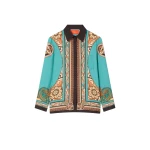 La DoubleJ Boy Shirt in Kells Blue Petrol at Luxury Shoes 