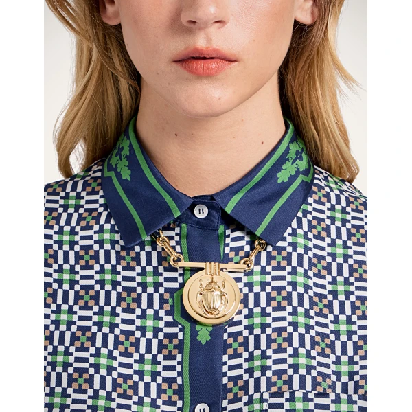 La DoubleJ Boy Shirt in Mariposa Green, view 5