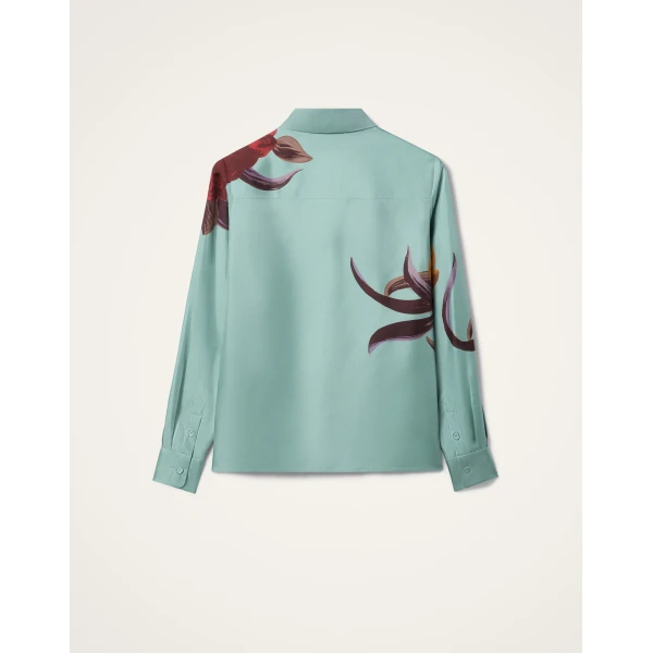 La DoubleJ Boy Shirt in Peony Light Blue, view 6