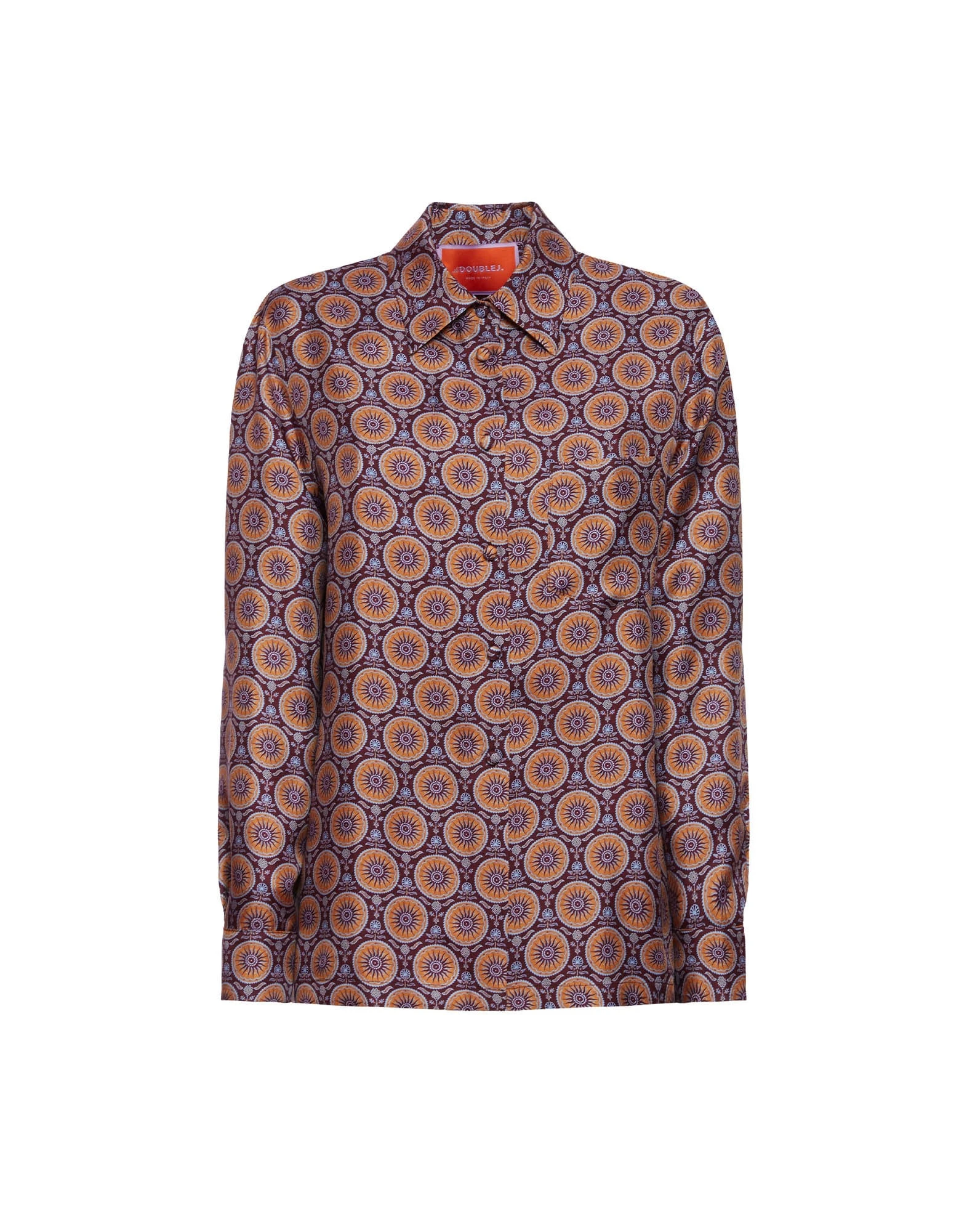 La DoubleJ Boy Shirt in Sovereign Mini Purple La DoubleJ Boy Shirt in Sovereign Mini Purple