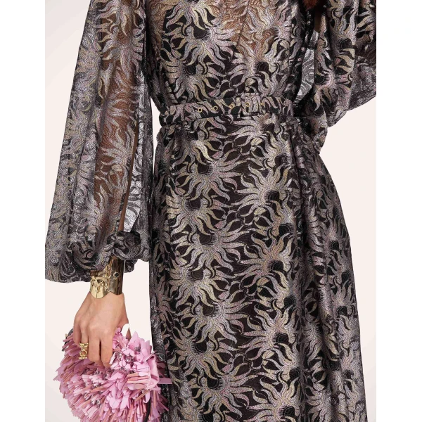 La DoubleJ Brigid Dress in Sun Black at Luxury Shoes 