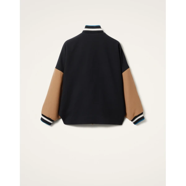 La DoubleJ Brooklyn Bomber in Black Jacket, view 6