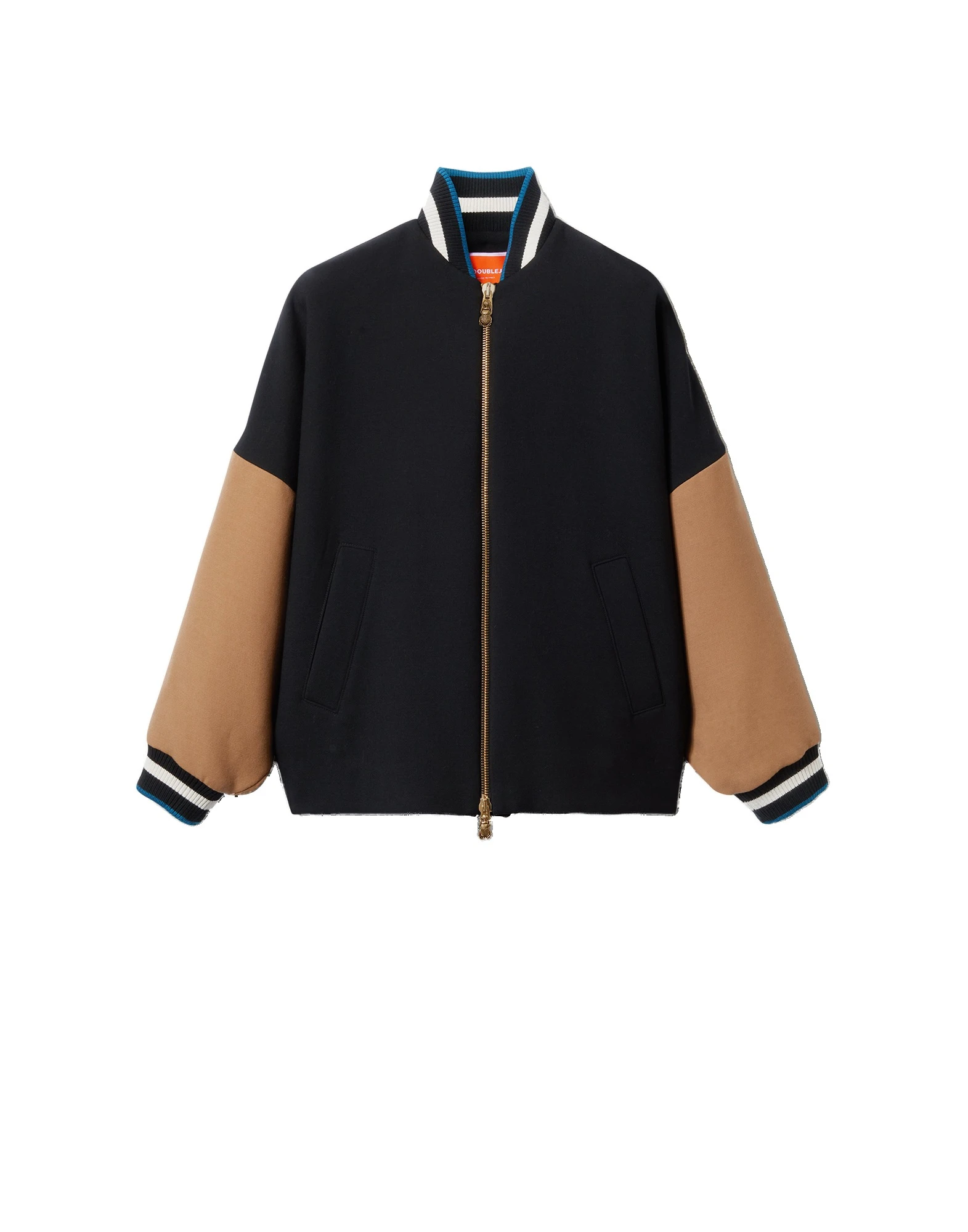 La DoubleJ Brooklyn Bomber in Black La DoubleJ Brooklyn Bomber in Black Jacket