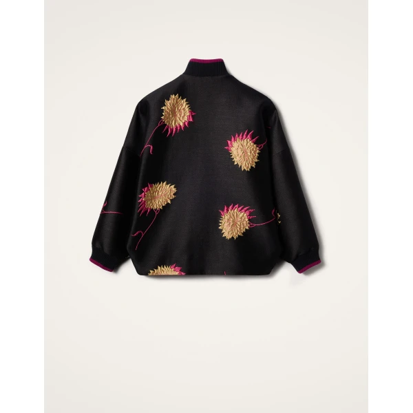 La DoubleJ Brooklyn Bomber in Derby Black Jacket, view 6