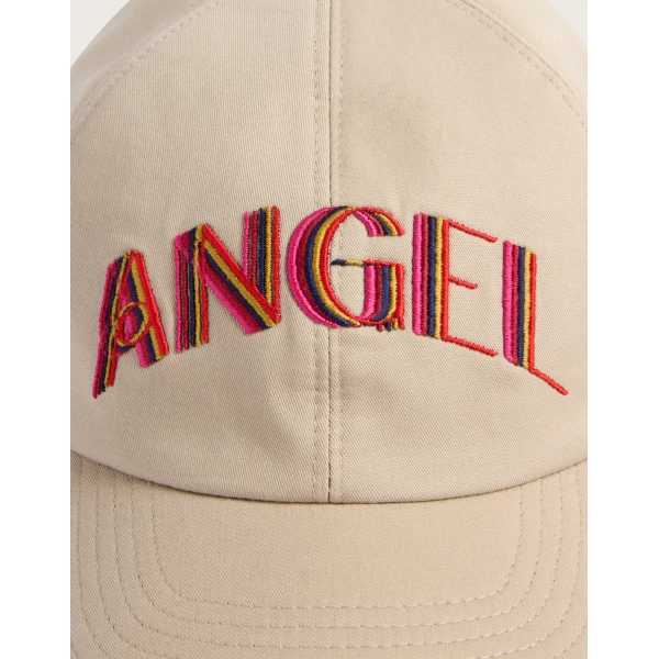 La DoubleJ Brooklyn Cap in Angel Light Beige at Luxury Shoes 