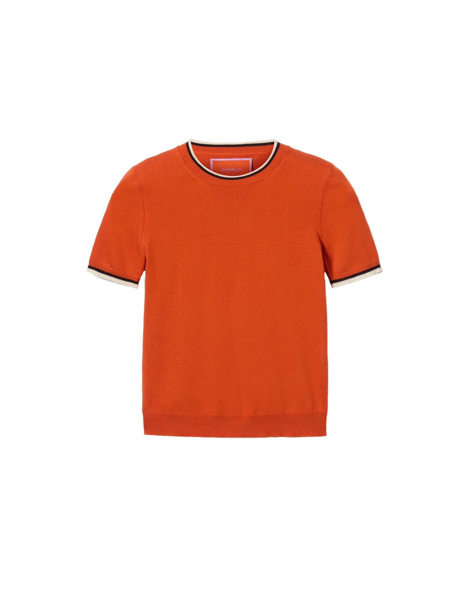 La DoubleJ Busy-bee Tee in Orange La DoubleJ Busy-bee Tee in Orange Knit