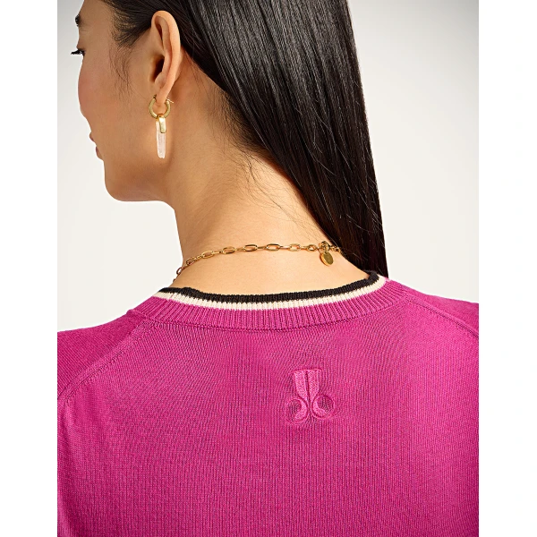 La DoubleJ Busy-bee Tee in Pink Knit, view 5