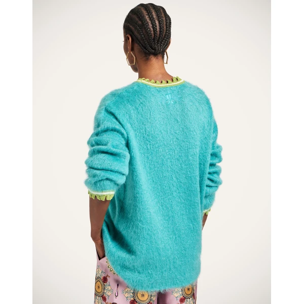 La DoubleJ Camden Jumper in Turquoise, view 3