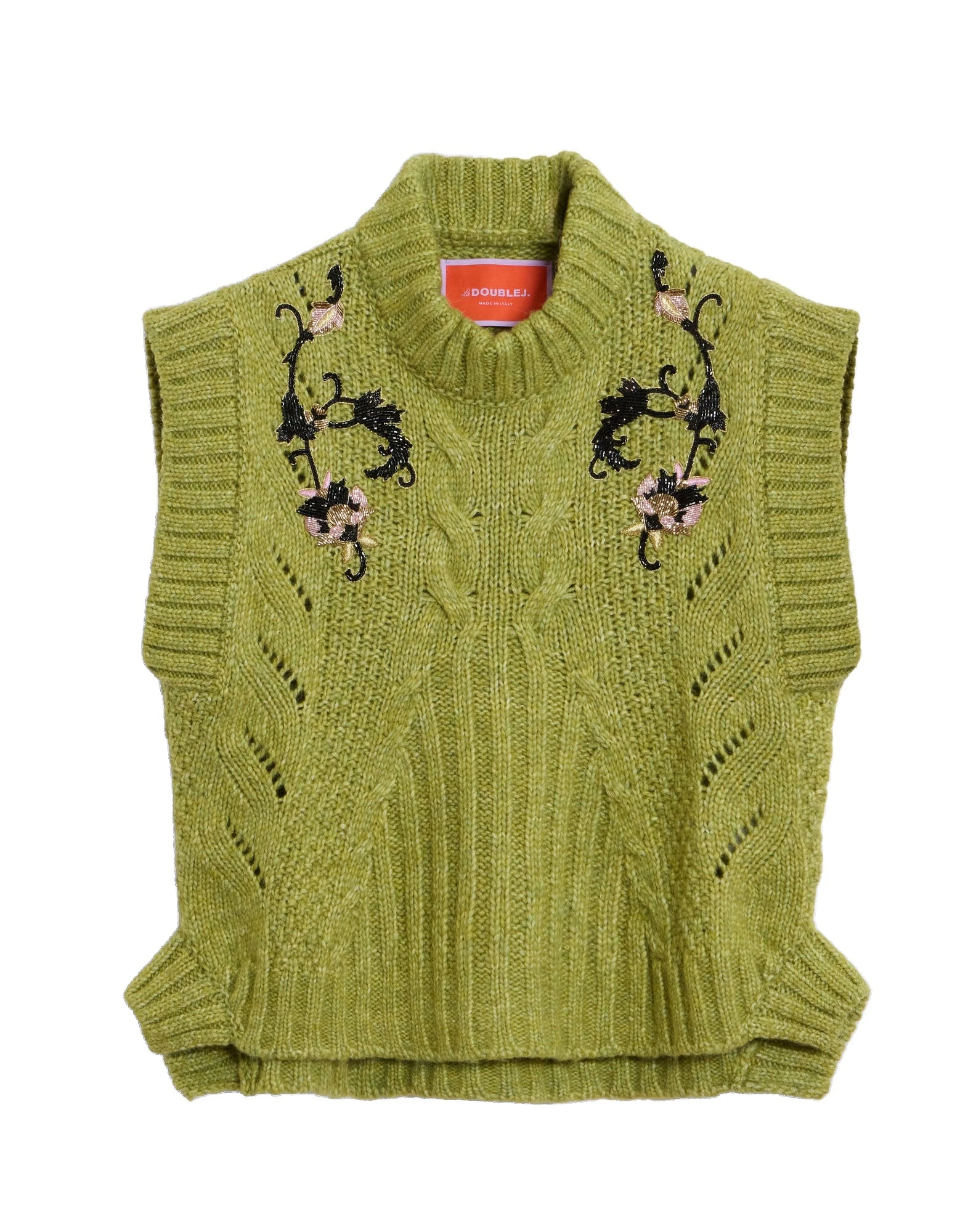 La DoubleJ Cameo Vest in Light Green at Luxury Shoes La DoubleJ Cameo Vest in Light Green at Luxury Shoes