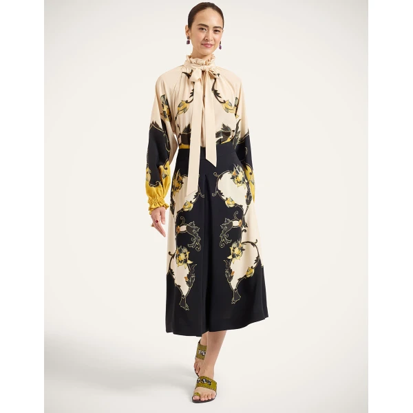 La DoubleJ Cerere Blouse in Buttercup Gold at Luxury Shoes 
