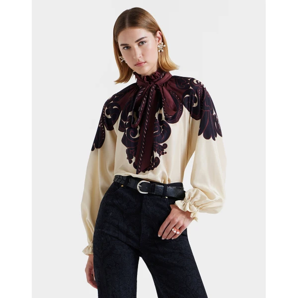 La DoubleJ Cerere Blouse in Corsini Cream, view 2