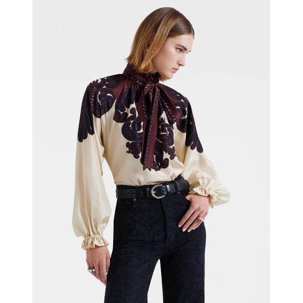 La DoubleJ Cerere Blouse in Corsini Cream, view 4