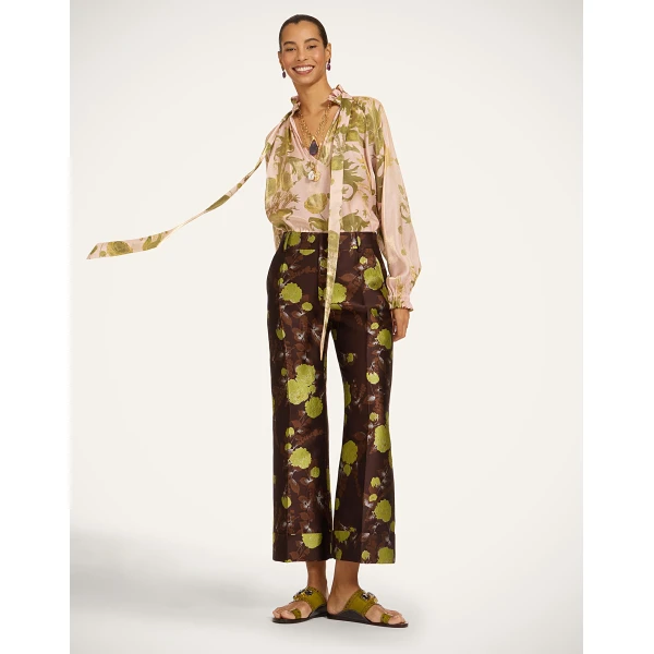 La DoubleJ Cerere Blouse in Coven Pink at Luxury Shoes 