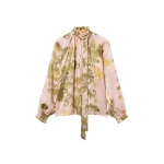 La DoubleJ Cerere Blouse in Coven Pink at Luxury Shoes La DoubleJ Cerere Blouse in Coven Pink at Luxury Shoes