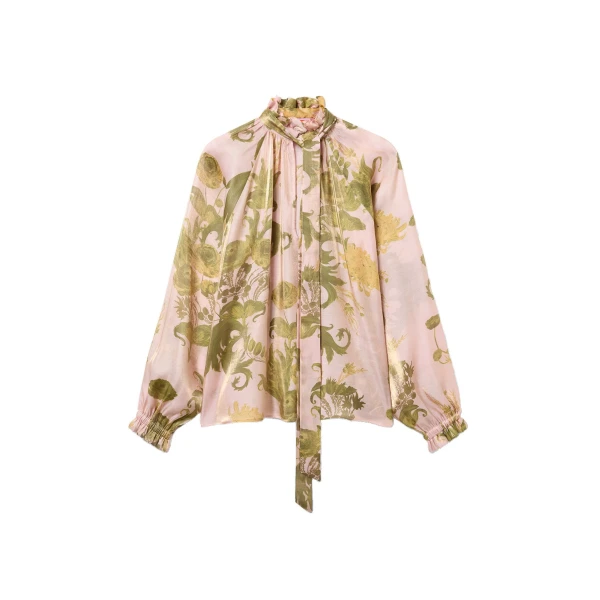 Cerere Blouse in Coven Pink