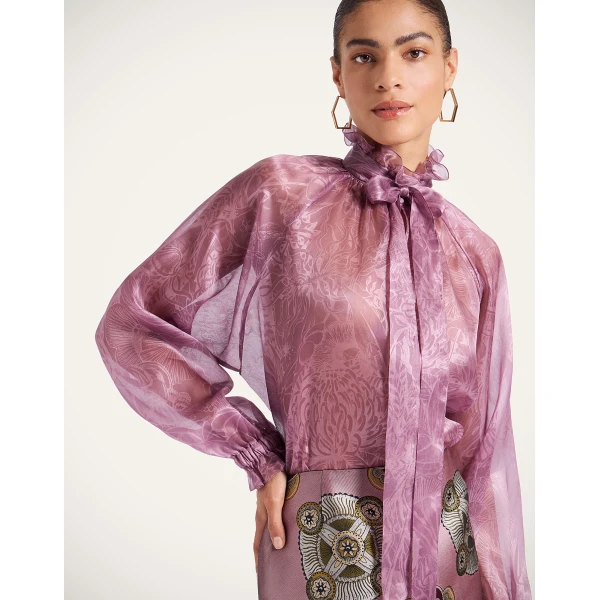 La DoubleJ Cerere Blouse in Dusty Pink, view 2