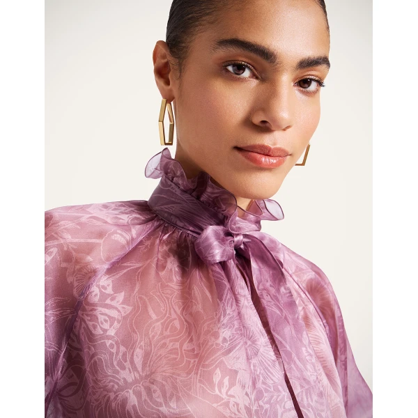 La DoubleJ Cerere Blouse in Dusty Pink, view 6