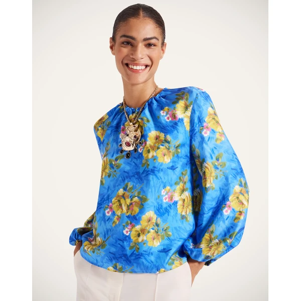 La DoubleJ Charming Top in Riptide Light Blue, view 2