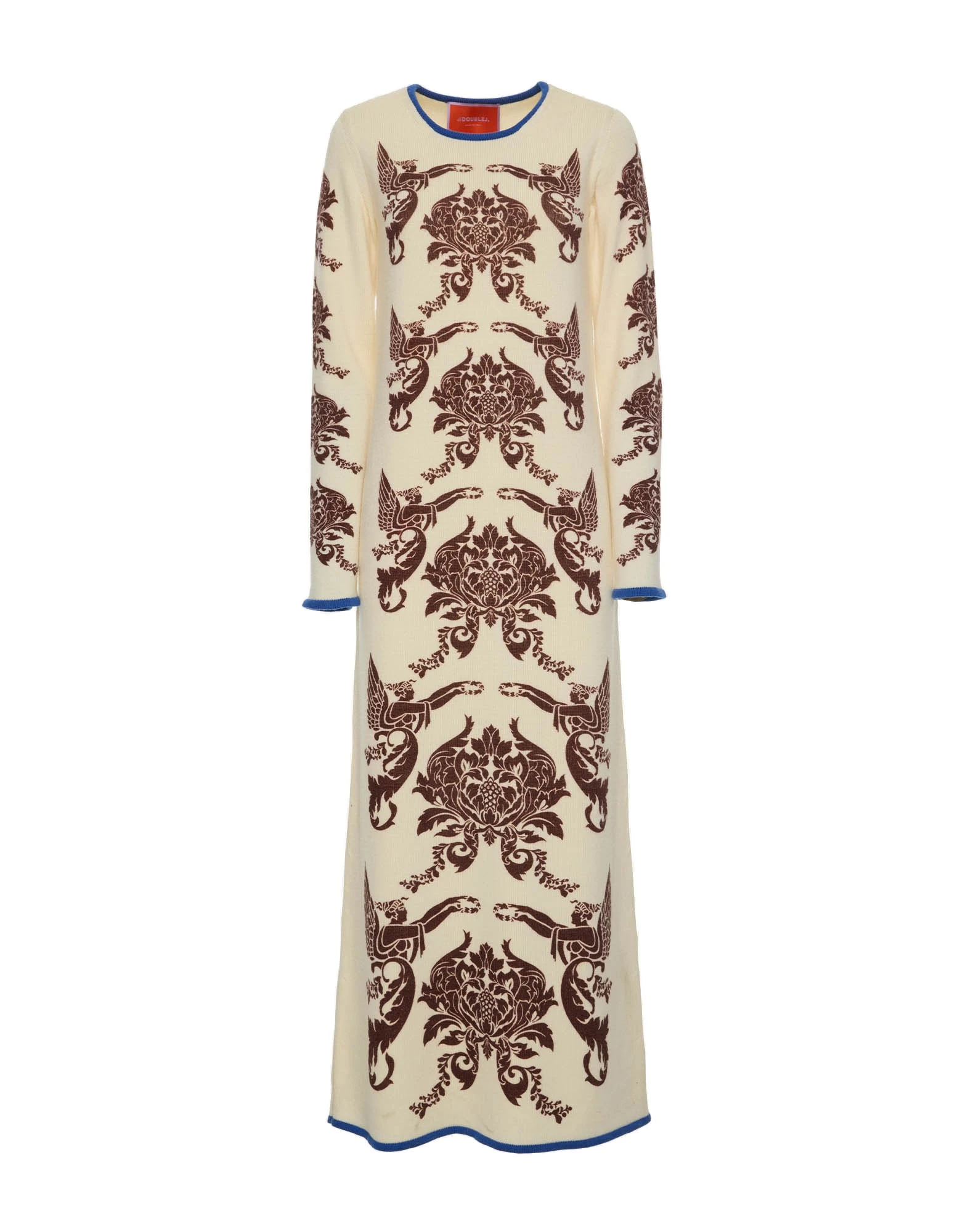 La DoubleJ Cherubs Knit Dress in Cherubs Ivory La DoubleJ Cherubs Knit Dress in Cherubs Ivory