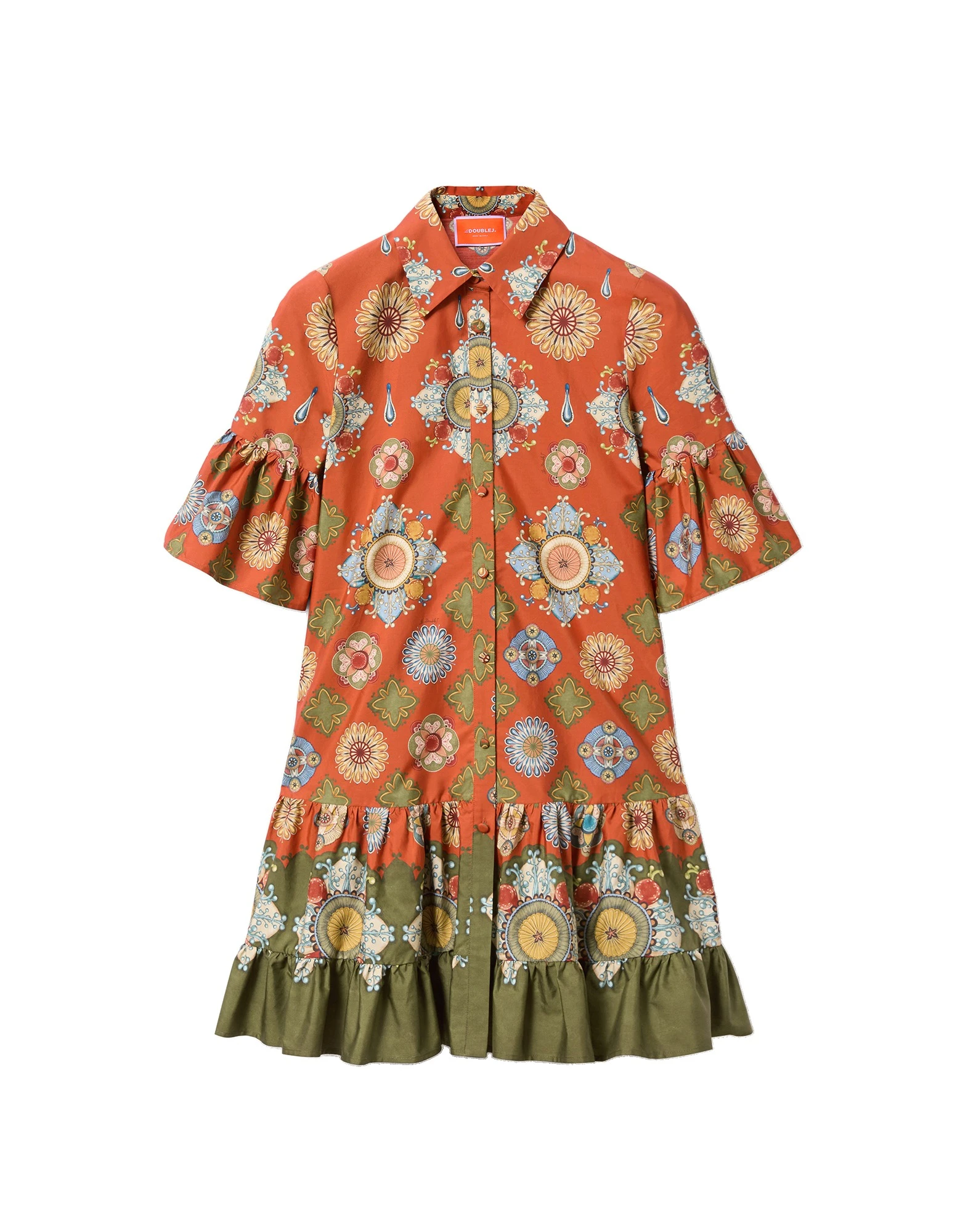La DoubleJ Choux Dress in Nucleus Rust La DoubleJ Choux Dress in Nucleus Rust