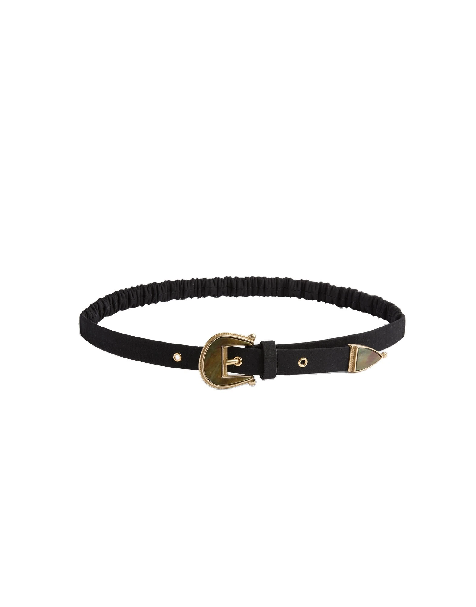 La DoubleJ Cinch Belt in Black Cotton Poplin at Luxury Shoes La DoubleJ Cinch Belt in Black Cotton Poplin at Luxury Shoes