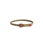 La DoubleJ Cinch Belt in Light Beige at Luxury Shoes 