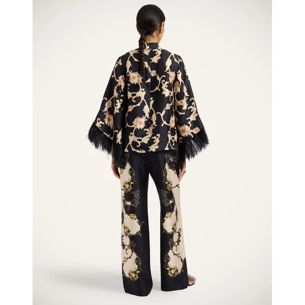 La DoubleJ Club Pants in Buttercup Black at Luxury Shoes 