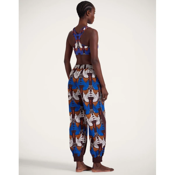La DoubleJ Court Pants in Ali Chocolate, view 3