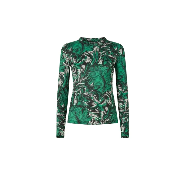 Crew Top in Quill Green