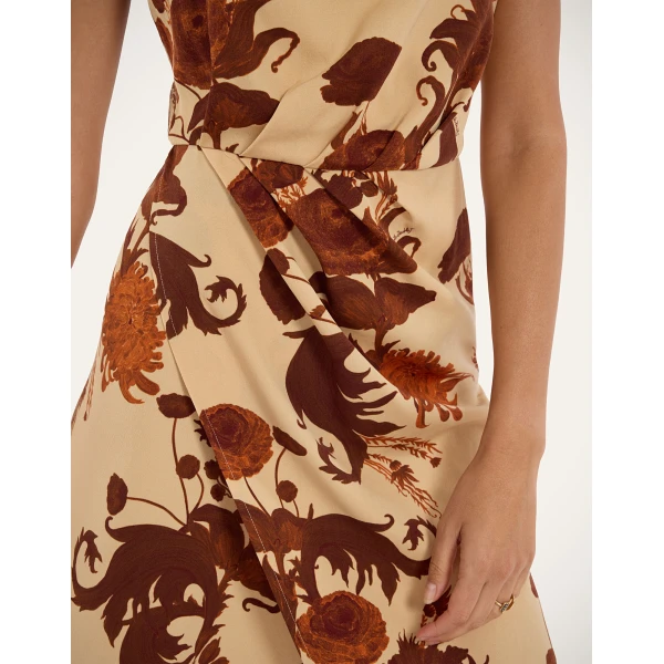 La DoubleJ Day To Dinner Dress in Coven Buttercream at Luxury Shoes 