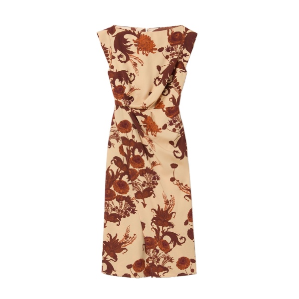 La DoubleJ Day To Dinner Dress in Coven Buttercream at Luxury Shoes 