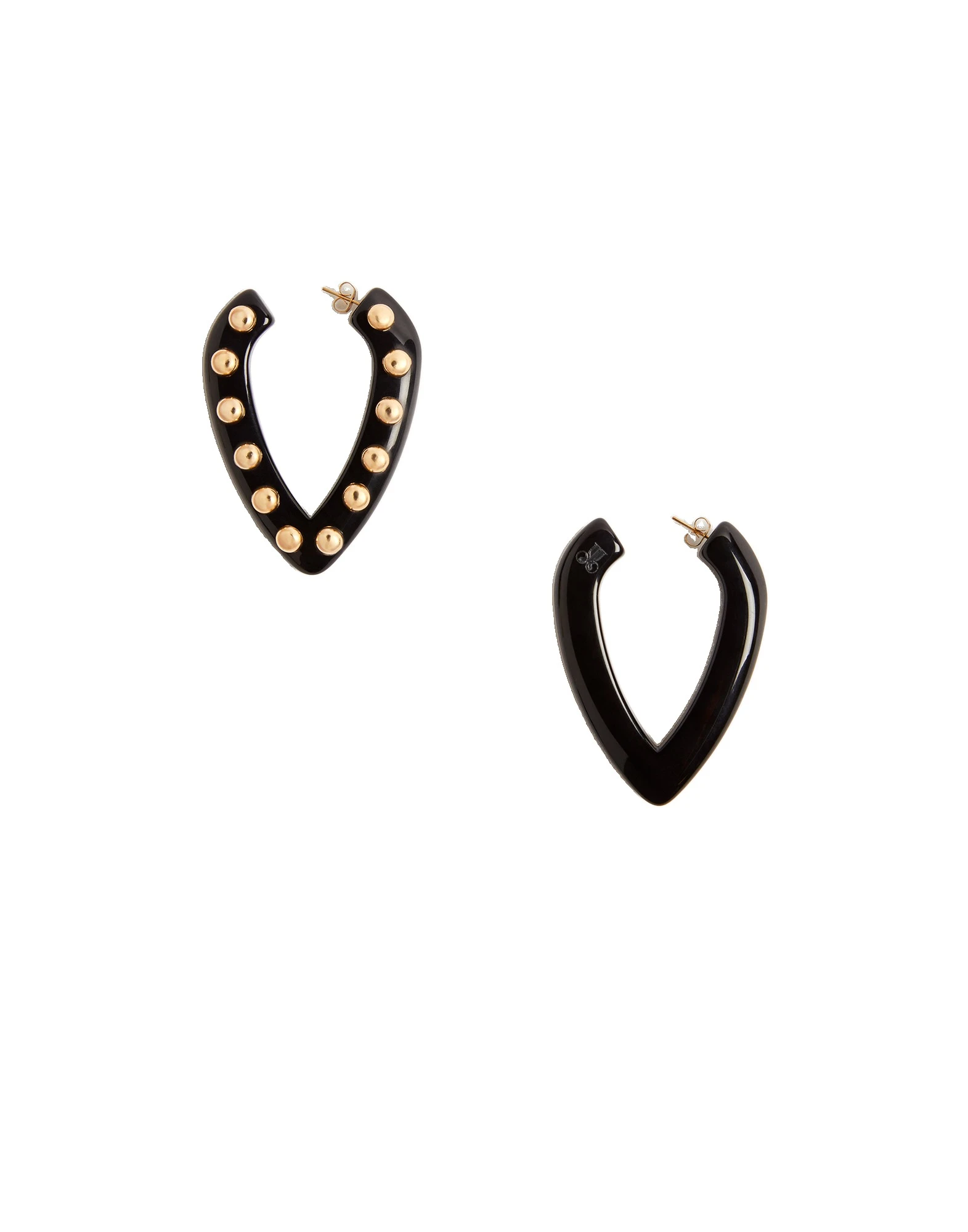 La DoubleJ Dew Earrings in Black La DoubleJ Dew Earrings in Black