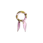 La DoubleJ Diamond Scarf in Coven Pink at Luxury Shoes 