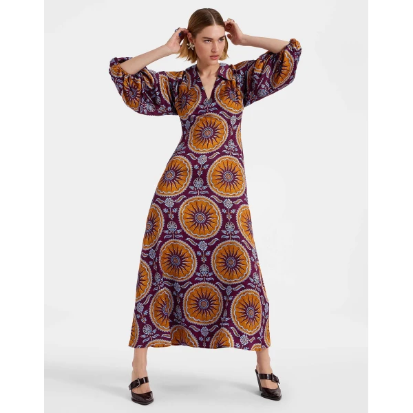 La DoubleJ Diva Dress in Sovereign Purple, view 2