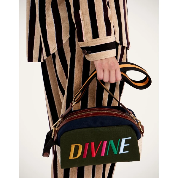 La DoubleJ Divine Beauty Bag in Dark Green at Luxury Shoes 