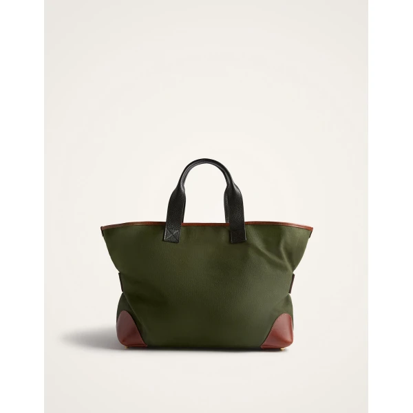 La DoubleJ Divine Tote Bag in Dark Green at Luxury Shoes 